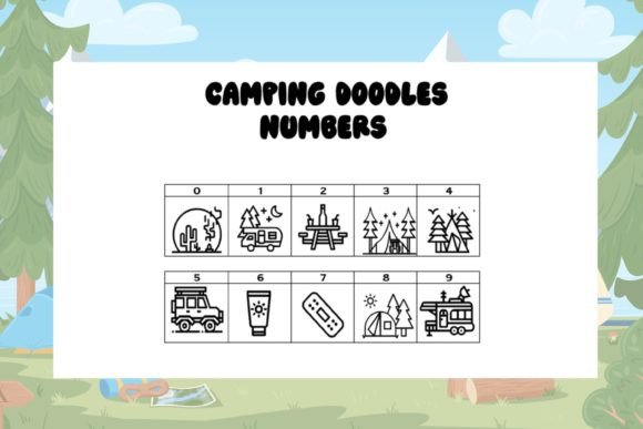 Camping Doodles Font - Preview 3
