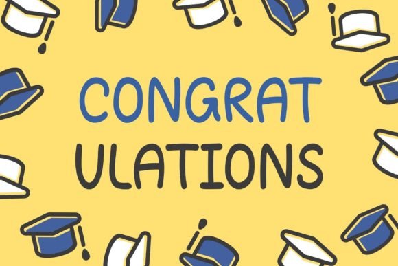 Congratulations Font - Preview 4