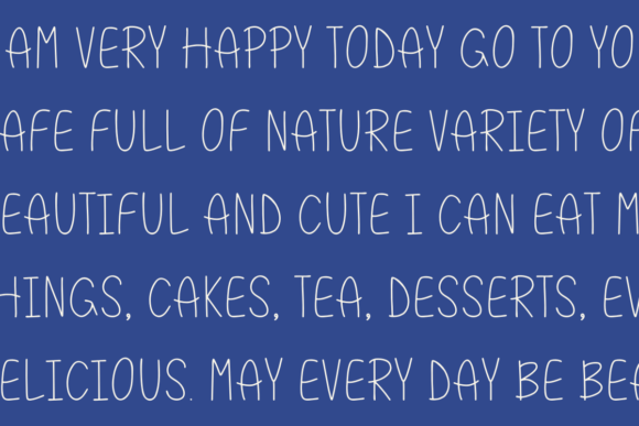 Daily Note Font - Preview 2
