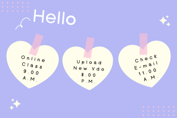 Daily Note Font - Preview 3