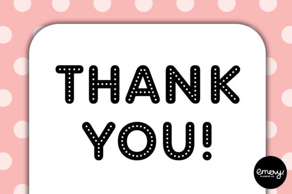 Dot Dream Font PNG with transparent background - Preview 6