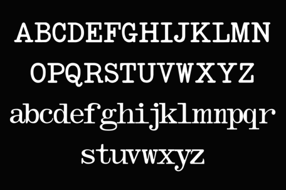 Folclorica Typewriter Font - Preview 4