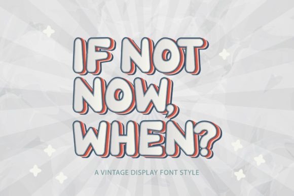 Fun Groovy Font PNG with transparent background - Preview 2