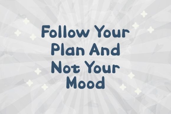 Fun Groovy Font PNG with transparent background - Preview 3