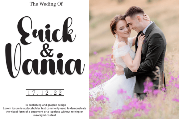 Gifting Font PNG with transparent background - Preview 1