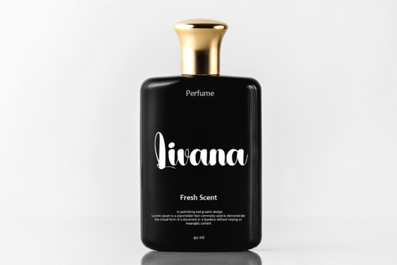 Gifting Font PNG with transparent background - Preview 2