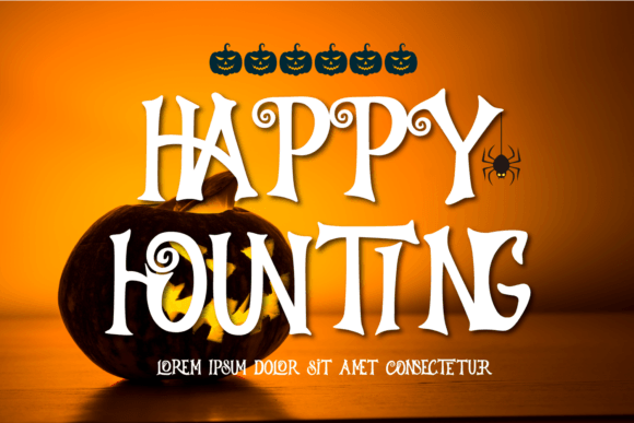 Halloween Emotions Font - Preview 1