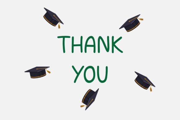 Happy Graduation Font PNG with transparent background - Preview 2