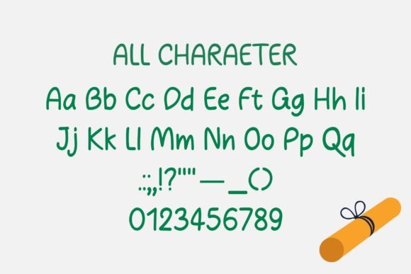 Happy Graduation Font PNG with transparent background - Preview 3