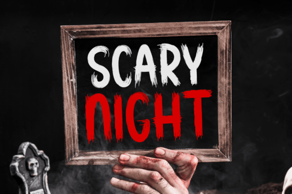 Haunted Garden Font PNG with transparent background - Preview 3