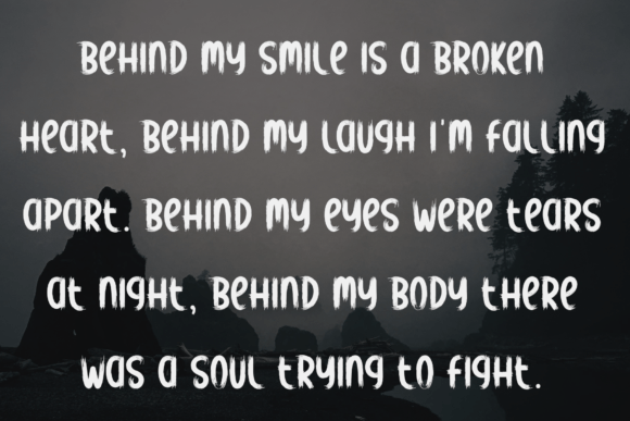Haunted Garden Font PNG with transparent background - Preview 5