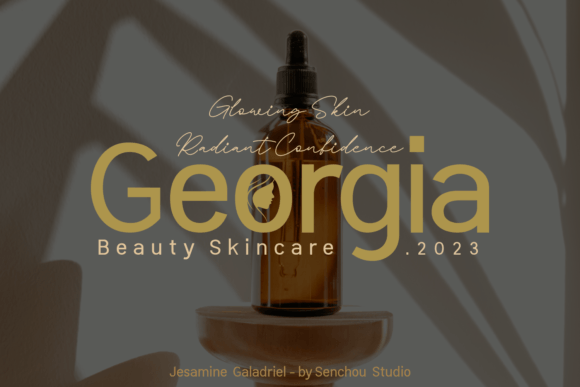 Jesamine Galadriel Font PNG with transparent background - Preview 4