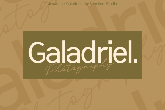 Jesamine Galadriel Font PNG with transparent background - Preview 5