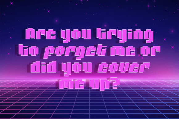 Microboy Font PNG with transparent background - Preview 3