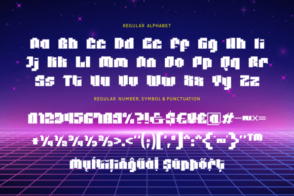 Microboy Font PNG with transparent background - Preview 5