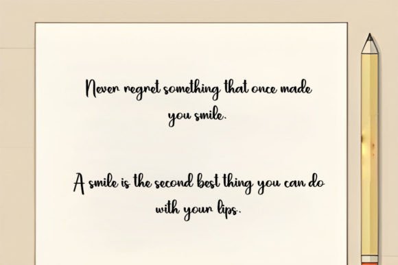 Monalisa Smile Font font preview - 3