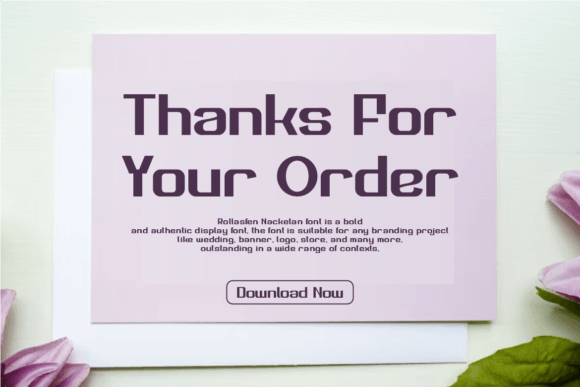 Rollasfen Nacketan Font PNG with transparent background - Preview 4