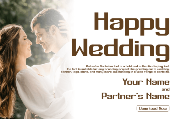 Rollasfen Nacketan Font PNG with transparent background - Preview 5