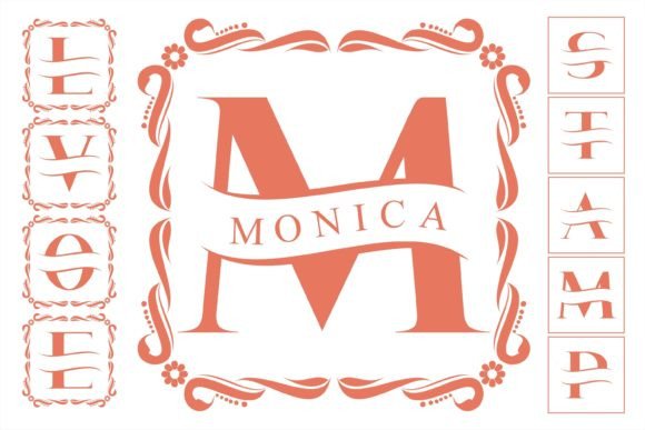 Rubber Stamp Font PNG with transparent background - Preview 1