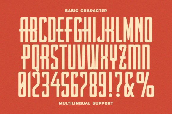 Rustic Revival Font PNG with transparent background - Preview 4