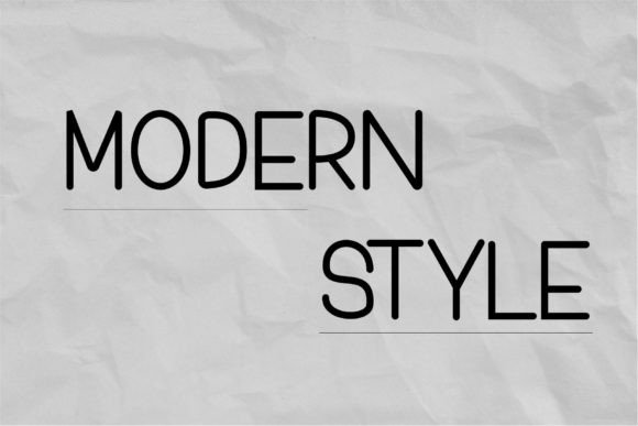 Simple Stylist Font PNG with transparent background - Preview 4