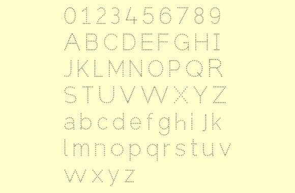 Doty Font - Preview 1