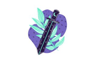 Witchy Dagger SVG Cut file by Creative Fabrica Crafts · Creative Fabrica