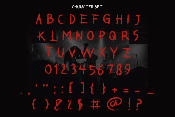 Badge of Demon Font - Preview 1