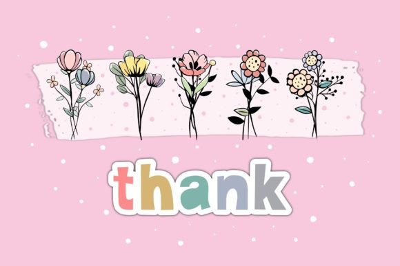 Bunch of Flowers Font - Preview 2