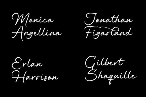 Hollando Swash Font PNG with transparent background - Preview 3