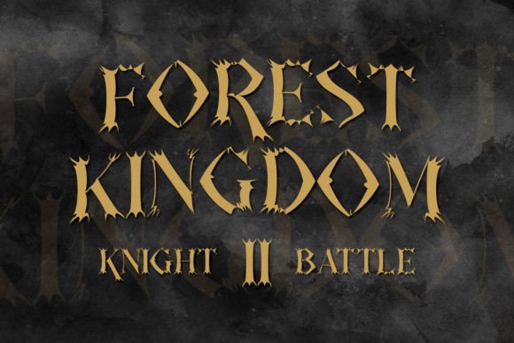 Knightes Font PNG with transparent background - Preview 4