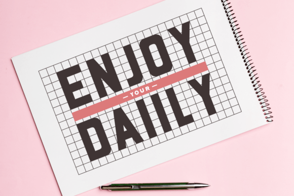 Little Notes Font PNG with transparent background - Preview 1