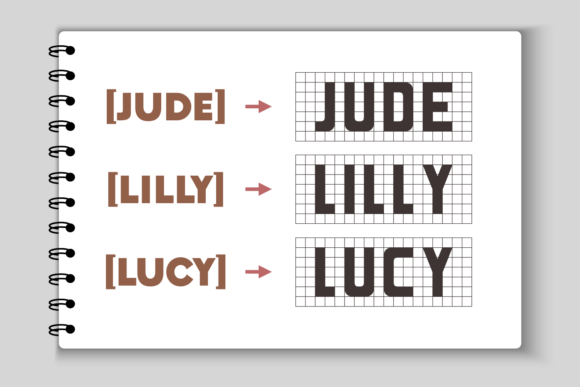 Little Notes Font PNG with transparent background - Preview 2