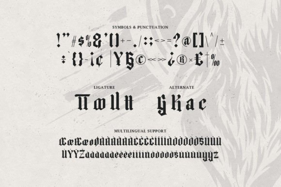 Lonemore Font PNG with transparent background - Preview 2