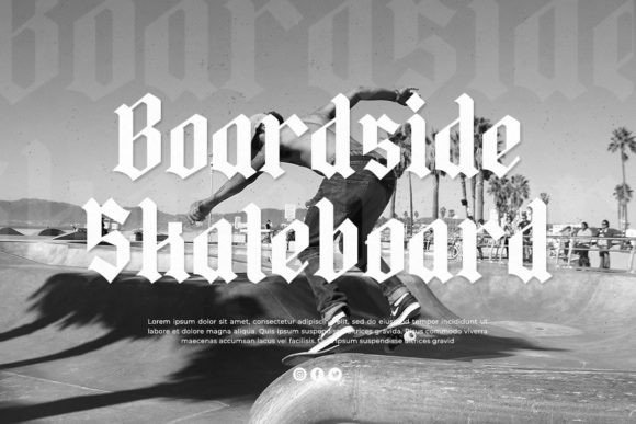 Lonemore Font PNG with transparent background - Preview 4