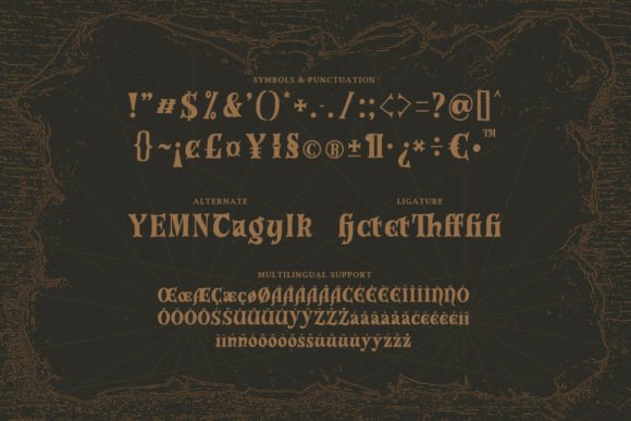 Magellan Font PNG with transparent background - Preview 2