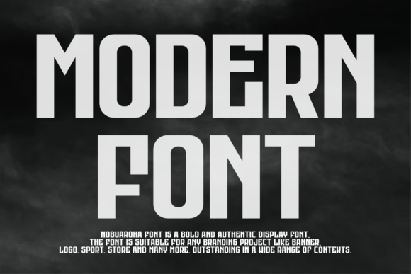 Nobuaroha Font font preview - 1