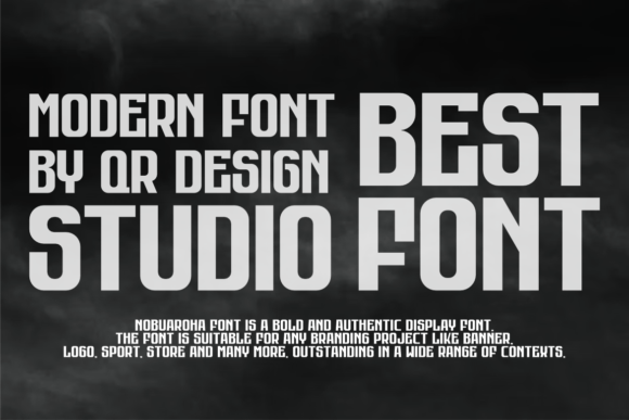 Nobuaroha Font font preview - 4