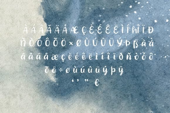 Setyaki Font PNG with transparent background - Preview 2