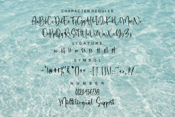 Blue Lagoon Font - Preview 6