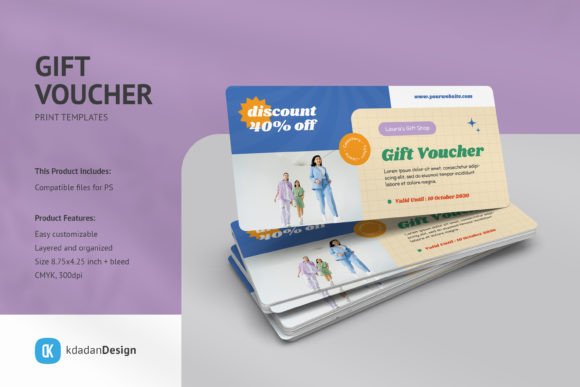 Gift Voucher PSD Templates Vol 097