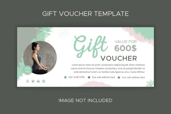 Yoga Gift Voucher Template
