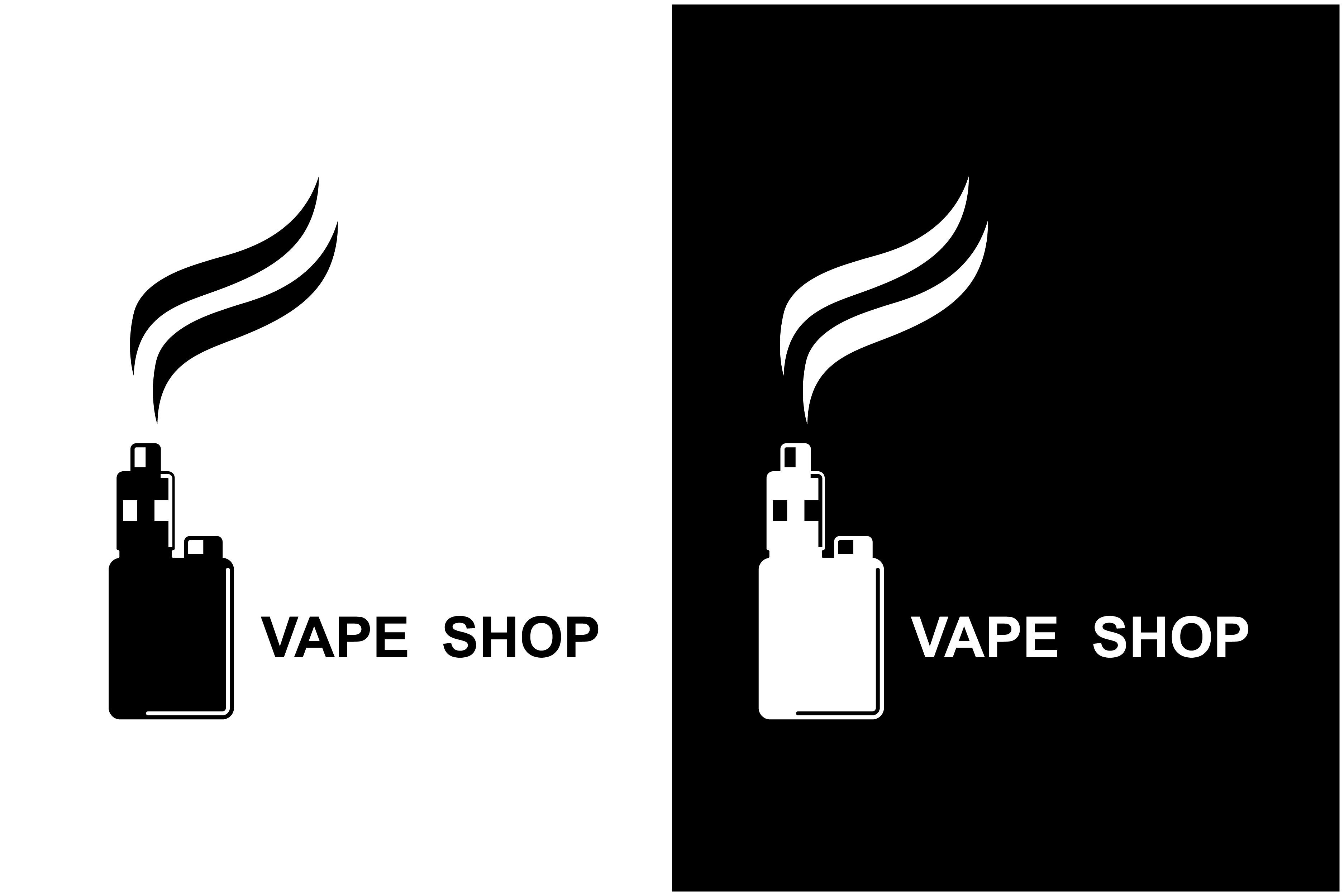 Vape Logo Vector Illustration Template Graphic by Acillia eggi saputri   Creative Fabrica