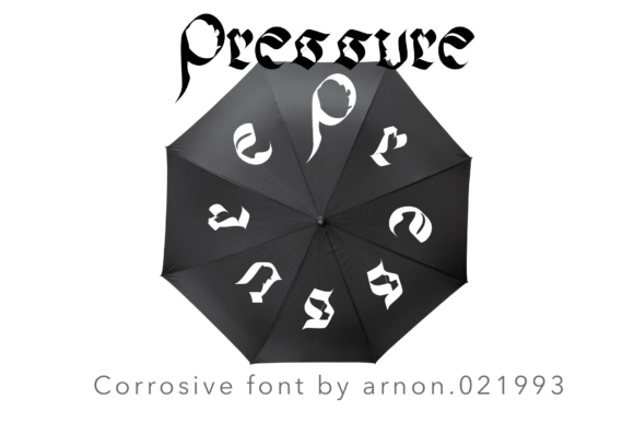 Corrosive Font - Preview 1