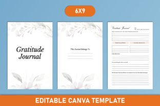 Editable Gratitude Journal Canva Graphic by Mustafiz · Creative Fabrica