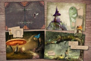 Fairy Scrapbook Junk Journal Kit Graphic by Secret Helper · Creative ...