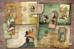 Fairy Scrapbook Junk Journal Kit Graphic by Secret Helper · Creative ...