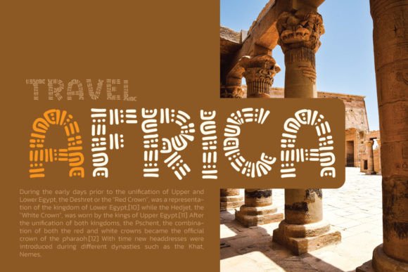 Pharaoh Font PNG with transparent background - Preview 3