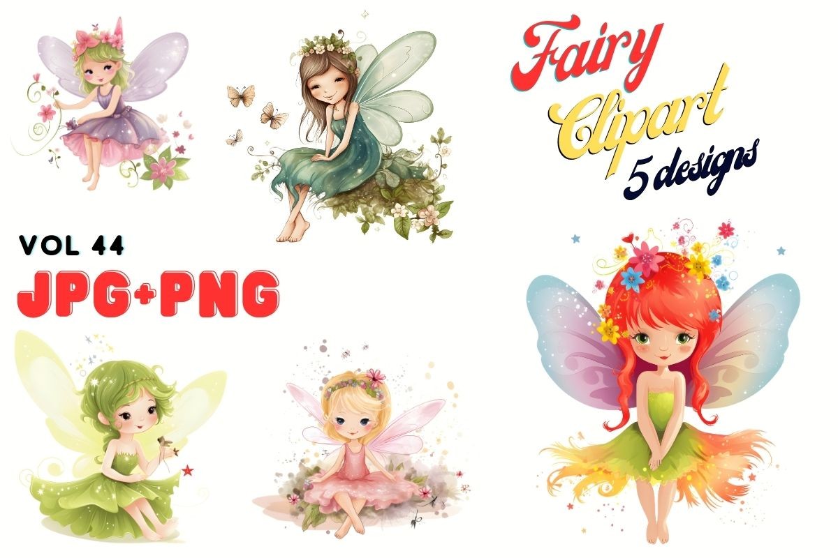 Whimsical Fairy Friends Bundle Graphic by Ranya Art Studio · Creative ...