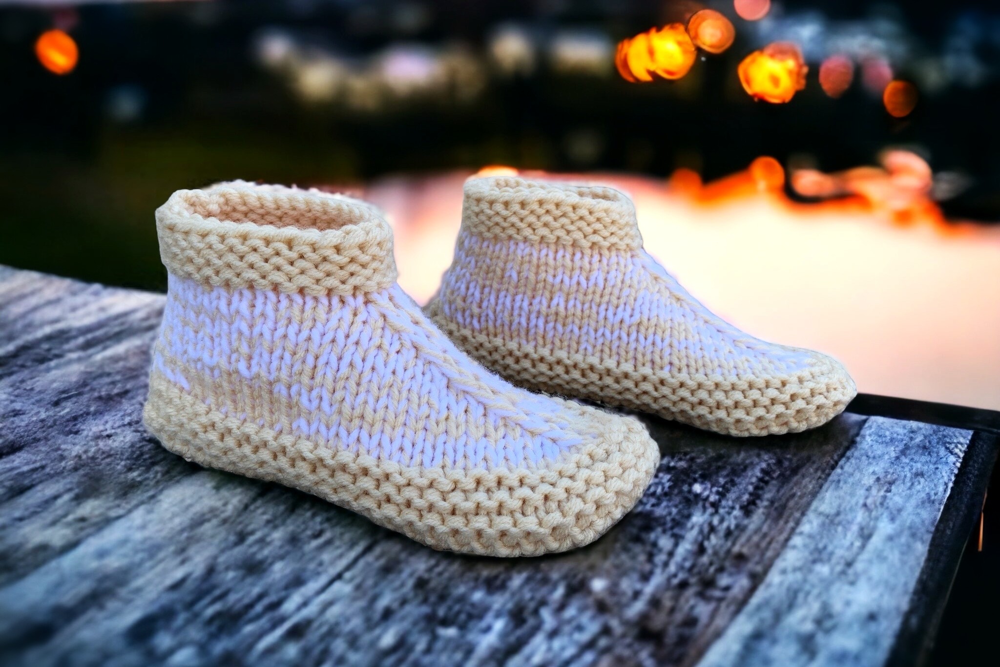 Adult Cuffed Bootie Slippers